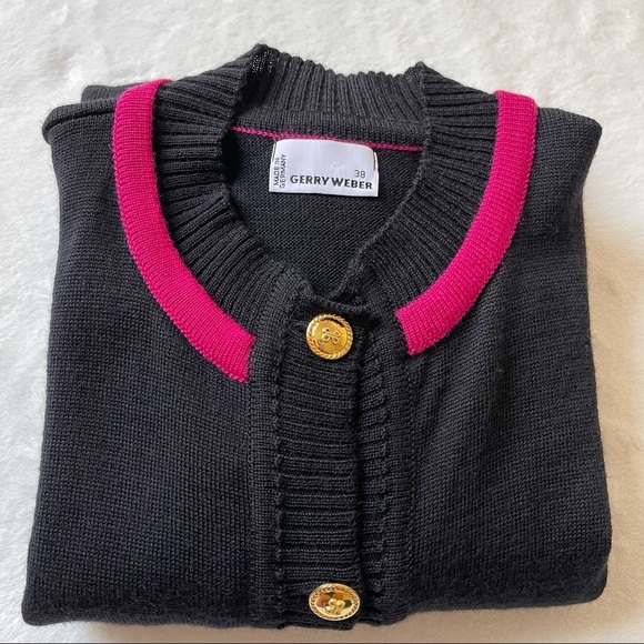 Gerry Weber Women’s Long Wool Cardigan Sweater size 38/US size Medium - Picture 12 of 13